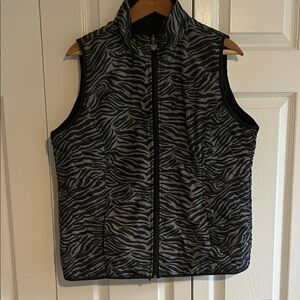 Zebra Print Women's Vest
